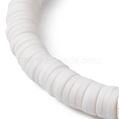 Polymer Clay Heishi Surfer Stretch Bracelet(BJEW-JB09641-01)-4