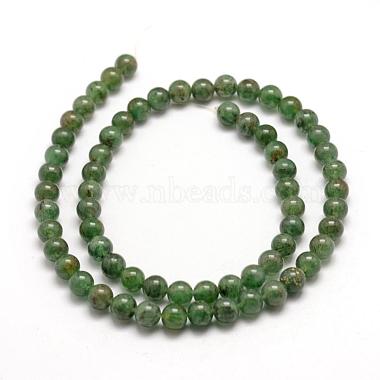 Chapelets de perles en aventurine vert naturel(G-E380-02-4mm)-2
