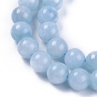 naturelles jade blanc brins de perles(G-L500-01-8mm)-2