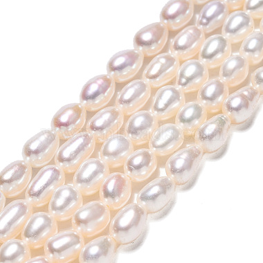 hebras de perlas de agua dulce cultivadas naturales(PEAR-N012-04G)-4