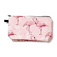 sac de rangement de maquillage en polyester à motif flamant rose(AJEW-Z013-01B)-1