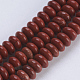 Натуральные красные яшмы бусы пряди(G-P354-05-4x2mm)-1