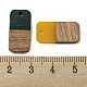 Resin & Walnut Wood Pendants(RESI-XCP0002-16I)-3