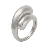 304 Stainless Steel Rings for Women, Stainless Steel Color, US Size 9(18.9mm)(RJEW-K270-05D-P)