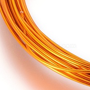 Round Aluminum Wire, Bendable Metal Craft Wire, Orange, 12 Gauge, 2mm, about 16.4 Feet(5m)/roll.(AW-TAC0002-03-A)