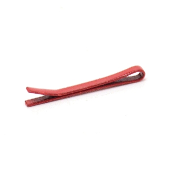 Alloy Hair Bobby Pins, Doll Decorations, for Doll Making Supplies, Indian Red, 15x1x2mm