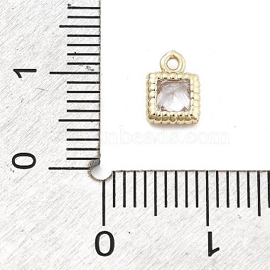 Brass Micro Pave Cubic Zirconia Pendants(KK-M306-05G-06)-3