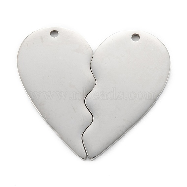 Stainless Steel Color Heart 304 Stainless Steel Pendants