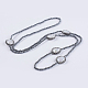 Non-magnetic Synthetic Hematite Beaded Necklaces(NJEW-P207-16)-1