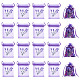20Pcs Polyester Mesh Sachet Packing Drawstring Bgas(ABAG-TA0002-20E)-2