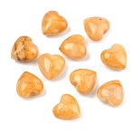 Natural Topaz Jade Heart Palm Stones, Reiki Energy Balancing Meditation Gift, 20x20x12mm(G-P609-A04-01)