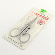 2CR13# Stainless Steel Scissors, Stainless Steel Color, 107x66x5mm(TOOL-R078-08)