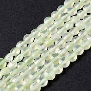 Natural Lemon Jade Beads Strands, Faceted, Flat Round, 4~4.5x3mm, Hole: 0.8mm, about 98pcs/strand, 15.35''(39cm)(G-D0003-A96)