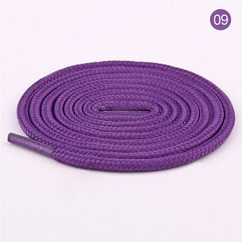 Polyester Cord Shoelace, Purple, 4mm, 1m/strand