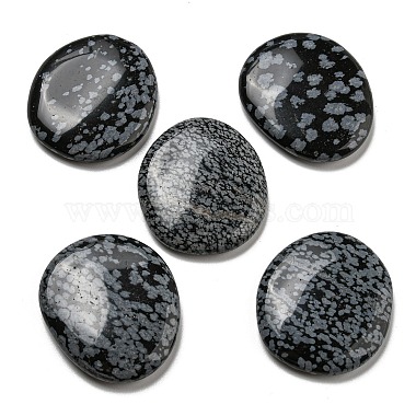 Nuggets Snowflake Obsidian Beads