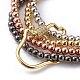 Brass Beads Stretch Bracelets(BJEW-JB05952-02)-2
