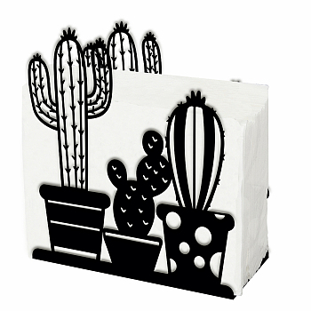 Iron Napkin Holder, Cactus, 125x50x135mm