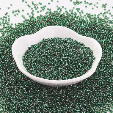 2mm Green Round Glass Beads