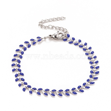 Medium Blue 304 Stainless Steel Bracelets