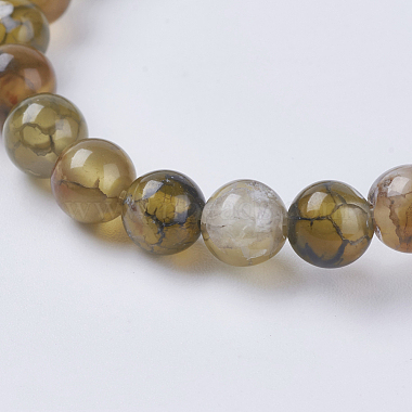 Chapelets de perles veines de dragon en agate naturelle(G-G515-6mm-02B)-3
