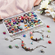 120Pcs 4 Style Resin & Acrylic European Beads(OPDL-NB0001-15)-5