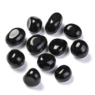 Natural Obsidian Beads, Healing Stones, for Energy Balancing Meditation Therapy, No Hole, Nuggets, Tumbled Stone, Vase Filler Gems, 22~30x19~26x18~22mm, about 70pcs/1000g(G-M368-07A)