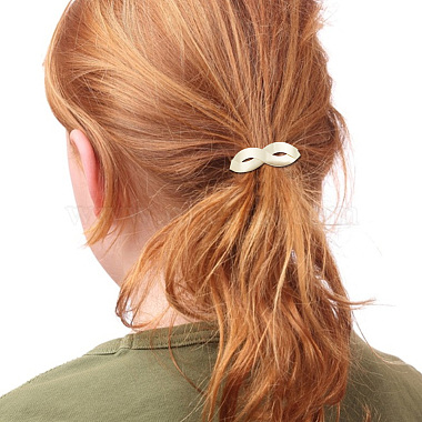 6Pcs 6 Style Rubber String Elastic Hair Ties Ponytail Hair Cuff(OHAR-GO0001-04)-4