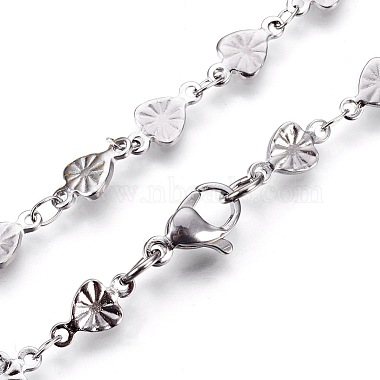 304 Stainless Steel Link Chains Necklaces(NJEW-F242-04P)-3