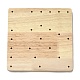 квадратная деревянная доска для вязания крючком(DIY-XCP0002-76)-1