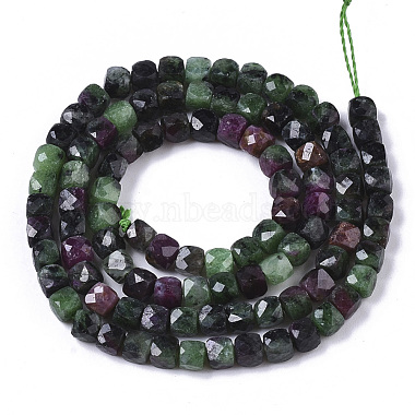 Natural Ruby in Zoisite Bead Strands(G-R460-029)-2