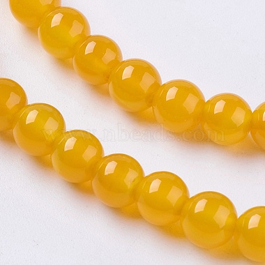 Natural Agate Beads Strands(X-G-G583-6mm-04)-3