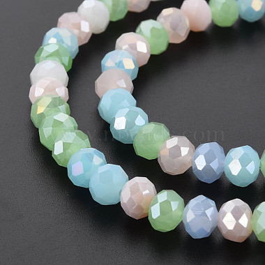 Electroplate Glass Beads Strands(EGLA-S194-18G)-4
