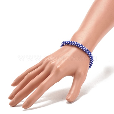 Glass Seed Crochet Beaded Bracelet(BJEW-JB08083-05)-3