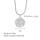 ожерелья с подвесками из нержавеющей стали «луна и солнце»(XK8598-2)-3