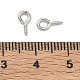 Brass Screw Eye Pin Peg Bails(KK-D289-56P)-3