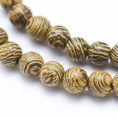 Natural Wenge Wood Beads Strands(WOOD-P011-05-8mm)-3
