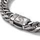 304 Stainless Steel Cuban Link Chain Necklaces(NJEW-P288-25P)-2