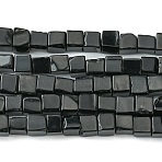 Natural Black Onyx Beads Strands, Dyed & Heated, Cube, 4~4.5x4~4.5x4~4.5mm, Hole: 1mm, about 93pcs/strand, 15.47''(39.3cm)(G-D067-G01)