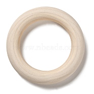 Unfinished Wood Linking Rings, Macrame Wooden Rings, Round, BurlyWood, 86x15mm, Inner Diameter: 56mm(WOOD-F002-02K)