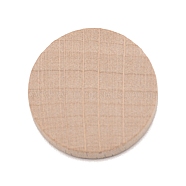 Beech Wooden Round Pieces, DIY Accessories, BurlyWood, 2.5x0.5cm, 50pcs/bag(WOOD-WH0119-05B)