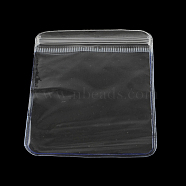 PVC Zip Lock Bags, Resealable Bags, Self Seal Bag, Rectangle, Clear, 8x6cm, Unilateral Thickness: 4.5 Mil(0.115mm)(OPP-R005-6x8-1)