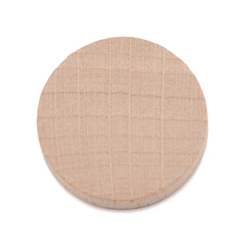 Beech Wooden Round Pieces, DIY Accessories, BurlyWood, 2.5x0.5cm, 50pcs/bag