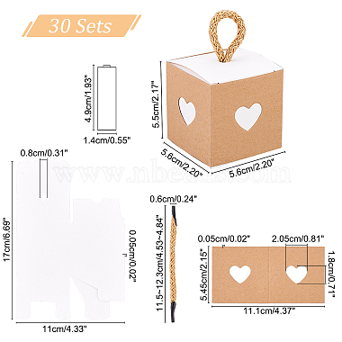 Cajas de regalo de cartón retro pandahall elite(CON-PH0002-74B)-7
