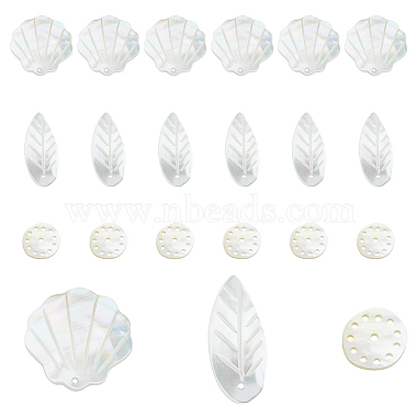 Mixed Shapes Shell Pendants
