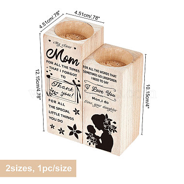 Wooden Candle Holder(AJEW-WH0257-005)-2
