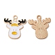 Christmas Light Gold Tone Alloy Enamel Pendants(ENAM-M059-03KCG-02)-1