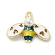 Rack Alloy Enamel Pendants(ENAM-Q505-07G-02)-1