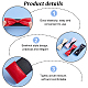 Elite 4 Pairs 4 Colors PU Leather Bowknot Shoelace Bands(FIND-PH0007-47)-4