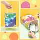 PandaHall Elite 24Pcs Rectangle with Tie-Dye Pattern Kraft Paper Bag(CARB-PH0002-08)-5