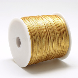 Nylon Thread, Goldenrod, 2.5mm, about 32.81 Yards(30m)/Roll(NWIR-Q010B-562)